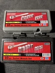 Sears Craftsman Usa Nos 3/8 Drive Ratchet Socket Sets 34553 34554 Metric & Sae. Fixed Price $139.95.