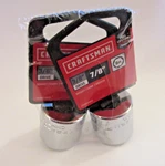 Craftsman 7/8 In. X 3/8 Drive Sae 6 Point Standard Shallow Socket. Qty 2. Fixed Price $9.99.