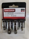 Craftsman Pc Socket Adapter Reducer/expander/converter Set 1/2 3/8 1/4" Drive. Fixed Price $23.99.
