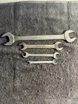 Vtg Blue Point Supreme Pc S-810 S-1214 S-1618 S-2428 Open End Wrench Set. Fixed Price $37.95.