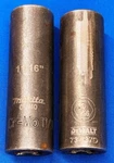 Dewalt & Makita Deep Impact Socket Size: 11/16" Drive: 1/2" (lot Of 2). Fixed Price $15.00.