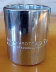 Proto Usa 5427M 27MM 12 Point Socket 1/2 Drive. Fixed Price $8.88.