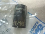 Armstrong 11/16" 1/2" Drive Standard Hand Socket. 20-122. Fixed Price $12.65.
