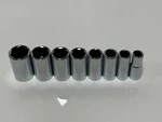 Craftsman Usa Nos, Rare Gk 8PC Sae Mid-length Semi-deep Socket Set 3/8" Drive. Fixed Price $129.99.
