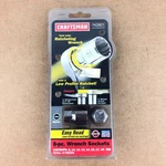 Craftsman Usa Low Profile Ratchet Wrench Sockets 42801 Metric 8PC Set Easy Read. Fixed Price $189.99.