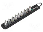 Wera 05003882001 Belt Torx Hf Zyklop Socket Set With Holding Function 1/4". Fixed Price $95.89.