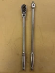 Snap-on S711A Flex Head 17" Long Ratchet 1/2" Drive With SN18A Breaker Bar. Fixed Price $119.99.