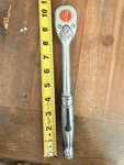 Snap On Tool Ratchet - 1/2 Drive Length Chrome Handle. Fixed Price $49.99.