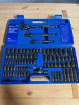 Westward 4PM18 89 Pc Socket Wrench Set, 1/4 In, 3/8 1/2 Drive Sizes. Fixed Price $100.00.
