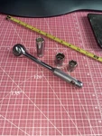 Vintage Indestro Usa Super No 2775 3/8 Drive Ratchet + Sockets 1/2 5/8. Fixed Price $17.77.