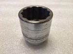 Snap ON/BLUE-POINT-#U522 Chrome, 1-5/8 Sae, 3/4 Drive, 12 Socket-usa-. Fixed Price $35.99.