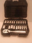 Dewalt DWMT71803 Socket Set With Case 22 Pcs. Appears That Missing. Fixed Price $34.50.