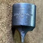 Vtg Snap-on Tools Usa 1/2 Drive Sae Flat Tip Blade Drag Link Socket S-12-E. Fixed Price $21.99.