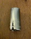 Craftsman 8MM Socket 6 Point 1/4" Drive S-af 43504. Fixed Price $9.50.