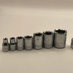 Stanley Mixed Socket Set 16 Piece Metric Sae Point Chrome Drive Tools. Fixed Price $15.44.