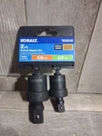 New Kobalt #856846 2PC. Swivel Adapter Set 3/8 1/2 Drives Impact Rated. Fixed Price $19.97.
