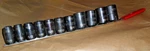 Craftsman 11-PC. Impact Shallow Sae 6-POINT 1/2" Drive Socket Set Made Usa. Fixed Price $59.99.