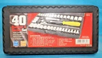 40-PIECE Socket Tool Set Ratchet Metric/sae 1/4" & 3/8" Drive W/ Case. Fixed Price $17.50.