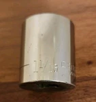 Craftsman Usa 1-1/16" Socket 12 Point 1/2" Drive Inverted G2 47515. Fixed Price $11.00.