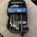 Hart HHPWRW102 Ratcheting 7 Piece Mm Wrench Set With Tool Pouch. Fixed Price $19.95.