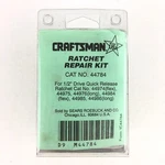 Craftsman 44784 1/2 Dr. Ratchet Repair Kit 44974 44975 44976 44984 44986 44985. Fixed Price $139.99.