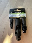 Pittsburgh Pro Tools 3PC Universal Impact Joint Socket Set (item # 67986) New!. Fixed Price $12.00.