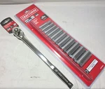 Craftsman 3/8" Drive Pear Head Long Handle Ratchet 72 Teeth & 11 Pc Metric Socke. Fixed Price $74.95.