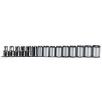 Proto J54205 15 Pc Socket Set 6 Point Shallow 1/2" Dr Mm 10-24 Usa Made. Fixed Price $119.99.