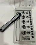 Task Force 24PC S.a.e. 1/4" Drive Ratchet Socket & Bit Set. Fixed Price $23.38.