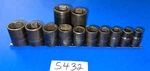 Matco Tools 12 Piece 1/2 Drive Sae. Short Impact Point Socket Set 7/16-1-1/8. Fixed Price $210.00.