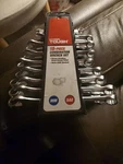 Hyper Tough 18-PIECE Combination Wrench Set. Fixed Price $14.97.