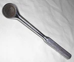 Vintage 84H4843 Powr Kraft 3/8" Drive Reversible Ratchet Socket Wrench 7.5" Long. Fixed Price $15.95.