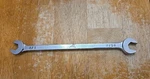 Mac Tools 1/2"-9/16" Sae Chrome Open End Wrench DD1618. Fixed Price $16.00.