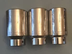 Wright Tool 3/4 Dr 1-3/8 6544 1-7/16 6546 1-5/8 6552 Deepwell Sockets Usa. Fixed Price $32.00.