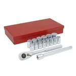 Urrea 52218 3/8 Drive 12 Point Socket Set With Accessories 17 Pieces. Fixed Price $74.43.