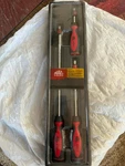 New Mac Tools Piece 1/4" Locking Hand Drive Extension Set SMEDLA3PT. Fixed Price $210.00.