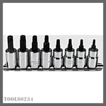 J5239C 3/8" Drive Torx Proto Piece Bit Socket Set W/holder T15 - T50. Fixed Price $99.95.