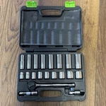 Pittsburgh Ratchet Set 3/8 Drive 20PC Case New Sae Deep Socket Wrench.... Fixed Price $23.99.