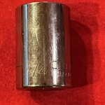 Craftsman G- 47508 (reverse) Socket 3/4, 1/2 Drive, 12 Pt (K36). Fixed Price $12.00.