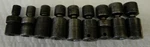 Snap-on 3/8" Dr 9PC Metric 6PT Shallow Impact Swivel Socket Set 212IPFM -8,11,19. Fixed Price $220.00.