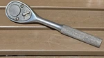 Vintage Fleet Tools 3/8" Drive Ratchet Socket Wrench No 1261 Made Usa 50S 60S. Fixed Price $18.00.