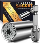 Stocking Stuffers For Super Universal Socket Tools Gifts Men, Silver. Fixed Price $15.49.