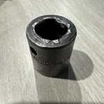 Snap-on Socket IMF180 9/16" Point Shallow Impact 3/8" Drive Usa. Fixed Price $13.00.