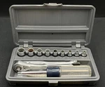 Vintsge Craftsman 1/4 12PCS Sae Socket Wrench Set 944147-9 12PT Chrome. Fixed Price $40.00.