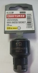 Craftsman Universal Max Axess 3/8 " Drive 19MM Socket 31414. Fixed Price $15.90.