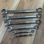 Kd Usa Combination Wrench Set Of Tools 12PT 5/16, 3/8, 5/8, 3/4, 13/16, & 7/8". Fixed Price $79.99.