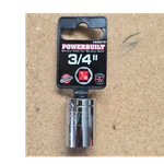 Powerbuilt 3/4" 1/2" Drive Chrome Vanadium Steel Standard Socket 940079. Fixed Price $5.00.