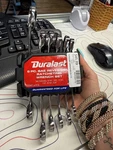 New Duralast 64-115 Reversible Pc. Sae Ratcheting Wrench Set (ECP020172). Fixed Price $36.99.