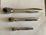 Nos Craftsman 44992 3PC Next Generation Thin Profile Ratchet Set, Fully Polished. Fixed Price $175.00.