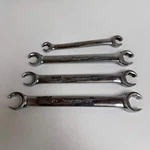 Snap-on 4 Piece Metric Flare Nut Wrench Set 10-12MM 15-17MM 16-18MM 19-21MM. Fixed Price $119.99.